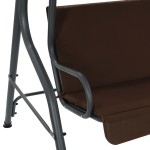 vidaXL Balansoar de grădină, cafeniu, 170 x 110 x 153 cm vidaXL Balansoar de grădină, cafeniu, 170 x 110 x 153 cm