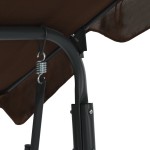 vidaXL Balansoar de grădină, cafeniu, 170 x 110 x 153 cm vidaXL Balansoar de grădină, cafeniu, 170 x 110 x 153 cm
