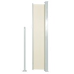 vidaXL Copertină laterală retractabilă, crem, 140x300 cm vidaXL Copertină laterală retractabilă, crem, 140x300 cm