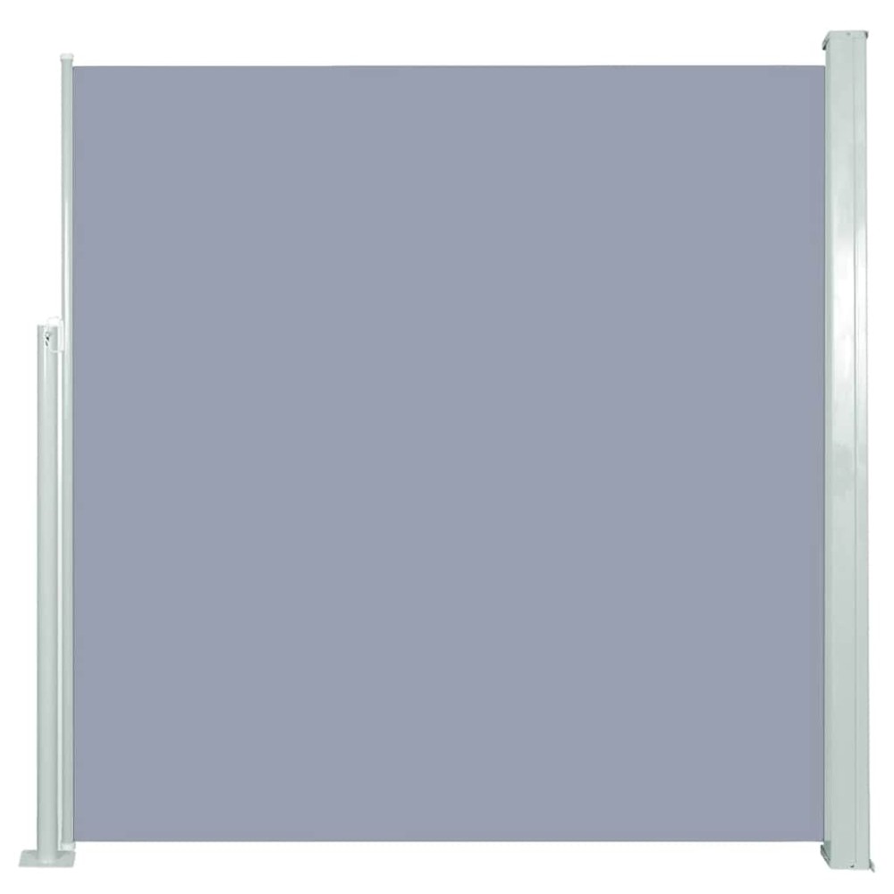 vidaXL Copertină laterală retractabilă, gri, 140 x 300 cm