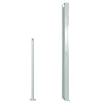 vidaXL Copertină laterală retractabilă, gri, 140 x 300 cm vidaXL Copertină laterală retractabilă, gri, 140 x 300 cm