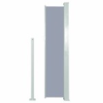 vidaXL Copertină laterală retractabilă, gri, 140 x 300 cm vidaXL Copertină laterală retractabilă, gri, 140 x 300 cm
