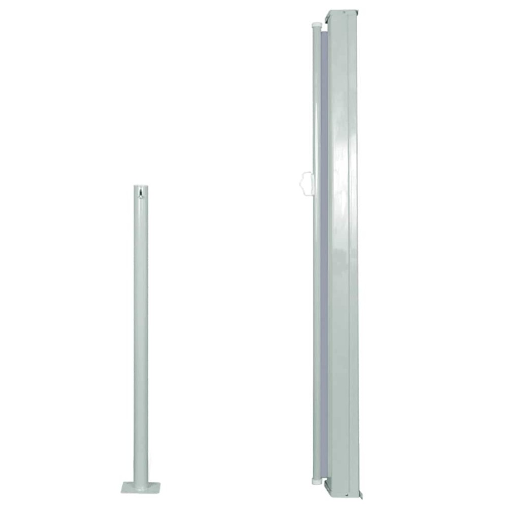 vidaXL Copertină laterală retractabilă, gri, 120x300 cm