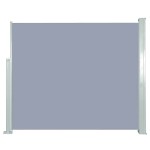 vidaXL Copertină laterală retractabilă, gri, 120x300 cm vidaXL Copertină laterală retractabilă, gri, 120x300 cm
