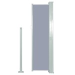 vidaXL Copertină laterală retractabilă, gri, 120x300 cm vidaXL Copertină laterală retractabilă, gri, 120x300 cm