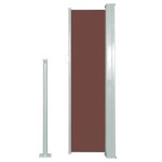 vidaXL Copertină laterală retractabilă, maro, 120x300 cm vidaXL Copertină laterală retractabilă, maro, 120x300 cm