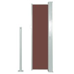 vidaXL Copertină laterală retractabilă, maro, 120x300 cm vidaXL Copertină laterală retractabilă, maro, 120x300 cm