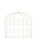 vidaXL Bancă de grădină, alb vintage, 95 cm, fier vidaXL Bancă de grădină, alb vintage, 95 cm, fier