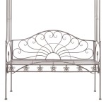 vidaXL Bancă de grădină, maro vintage, 122 cm, fier vidaXL Bancă de grădină, maro vintage, 122 cm, fier