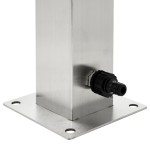 vidaXL Coloană de apă pentru grădină, 95 cm, oțel inoxidabil, pătrat vidaXL Coloană de apă pentru grădină, 95 cm, oțel inoxidabil, pătrat