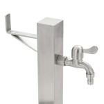 vidaXL Coloană de apă de grădină, 65 cm, oțel inoxidabil, pătrat vidaXL Coloană de apă de grădină, 65 cm, oțel inoxidabil, pătrat