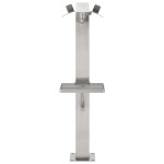 vidaXL Coloană de apă de grădină, 95 cm, oțel inoxidabil, pătrat vidaXL Coloană de apă de grădină, 95 cm, oțel inoxidabil, pătrat
