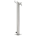 vidaXL Coloană de apă de grădină, 95 cm, oțel inoxidabil, rotund vidaXL Coloană de apă de grădină, 95 cm, oțel inoxidabil, rotund
