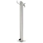 vidaXL Coloană de apă de grădină, 95 cm, oțel inoxidabil, rotund vidaXL Coloană de apă de grădină, 95 cm, oțel inoxidabil, rotund