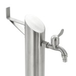vidaXL Coloană de apă de grădină, 95 cm, oțel inoxidabil, rotund vidaXL Coloană de apă de grădină, 95 cm, oțel inoxidabil, rotund