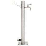 vidaXL Coloană de apă de grădină, 65 cm, oțel inoxidabil, rotund vidaXL Coloană de apă de grădină, 65 cm, oțel inoxidabil, rotund