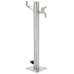 vidaXL Coloană de apă de grădină, 65 cm, oțel inoxidabil, rotund vidaXL Coloană de apă de grădină, 65 cm, oțel inoxidabil, rotund