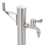 vidaXL Coloană de apă de grădină, 65 cm, oțel inoxidabil, rotund vidaXL Coloană de apă de grădină, 65 cm, oțel inoxidabil, rotund