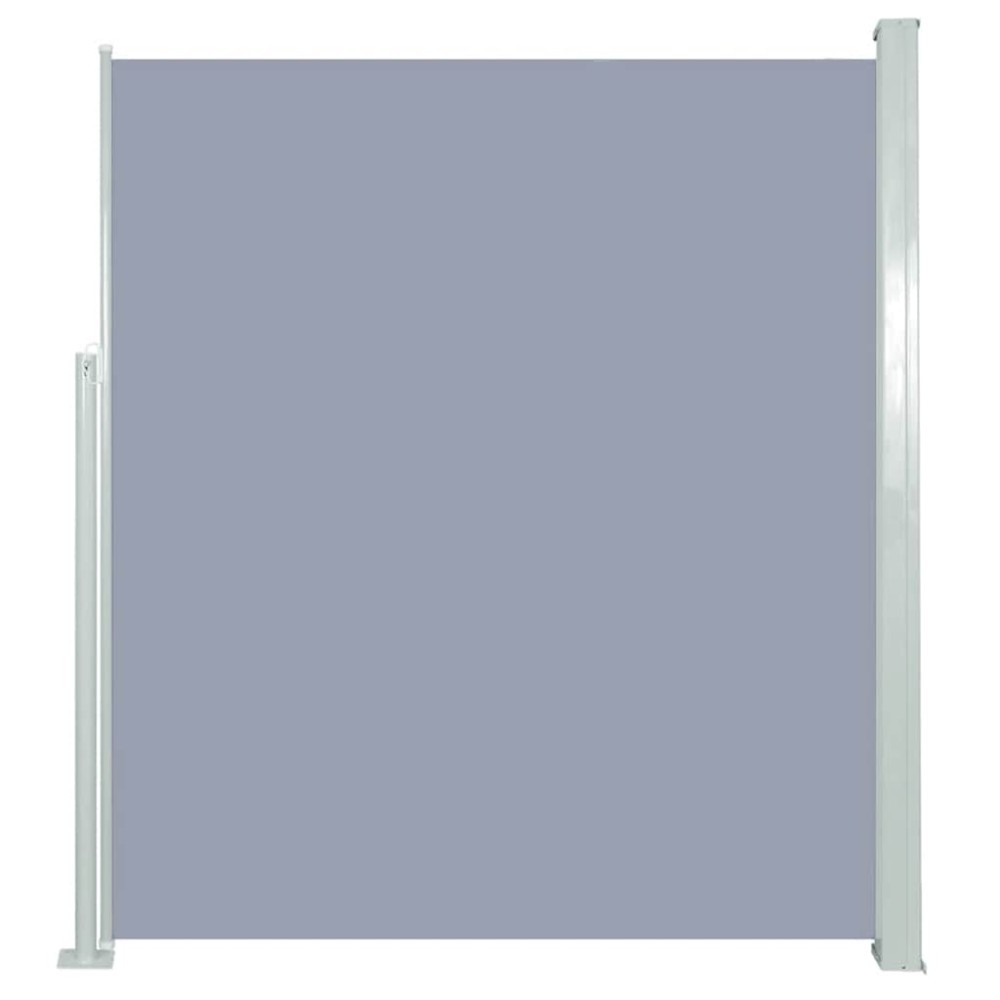 vidaXL Copertină laterală retractabilă, gri, 160x500 cm