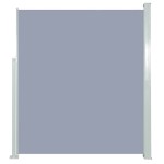 vidaXL Copertină laterală retractabilă, gri, 160x500 cm vidaXL Copertină laterală retractabilă, gri, 160x500 cm