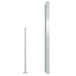 vidaXL Copertină laterală retractabilă, gri, 160x500 cm vidaXL Copertină laterală retractabilă, gri, 160x500 cm