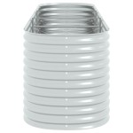 vidaXL Strat înălțat de grădină argintiu 320x80x81 cm oțel galvanizat vidaXL Strat înălțat de grădină argintiu 320x80x81 cm oțel galvanizat