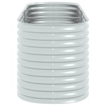 vidaXL Strat înălțat grădină argintiu 240x80x81 cm oțel galvanizat vidaXL Strat înălțat grădină argintiu 240x80x81 cm oțel galvanizat