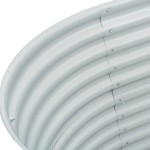 vidaXL Strat înălțat de grădină, argintiu 160x80x81cm oțel galvanizat vidaXL Strat înălțat de grădină, argintiu 160x80x81cm oțel galvanizat