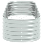 vidaXL Strat înălțat de grădină argintiu 240x80x44 cm oțel galvanizat vidaXL Strat înălțat de grădină argintiu 240x80x44 cm oțel galvanizat