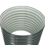 vidaXL Strat înălțat de grădină, gri, 80x80x81 cm, oțel galvanizat vidaXL Strat înălțat de grădină, gri, 80x80x81 cm, oțel galvanizat