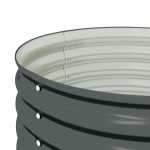vidaXL Strat înălțat de grădină, gri 80 x 80 x 44 cm, oțel galvanizat vidaXL Strat înălțat de grădină, gri 80 x 80 x 44 cm, oțel galvanizat