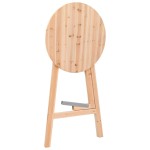 vidaXL Masă de bar pliabilă, 78 cm, lemn de brad vidaXL Masă de bar pliabilă, 78 cm, lemn de brad