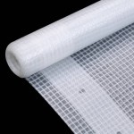 vidaXL Prelată Leno 260 g/m², alb, 2 x 2 m vidaXL Prelată Leno 260 g/m², alb, 2 x 2 m