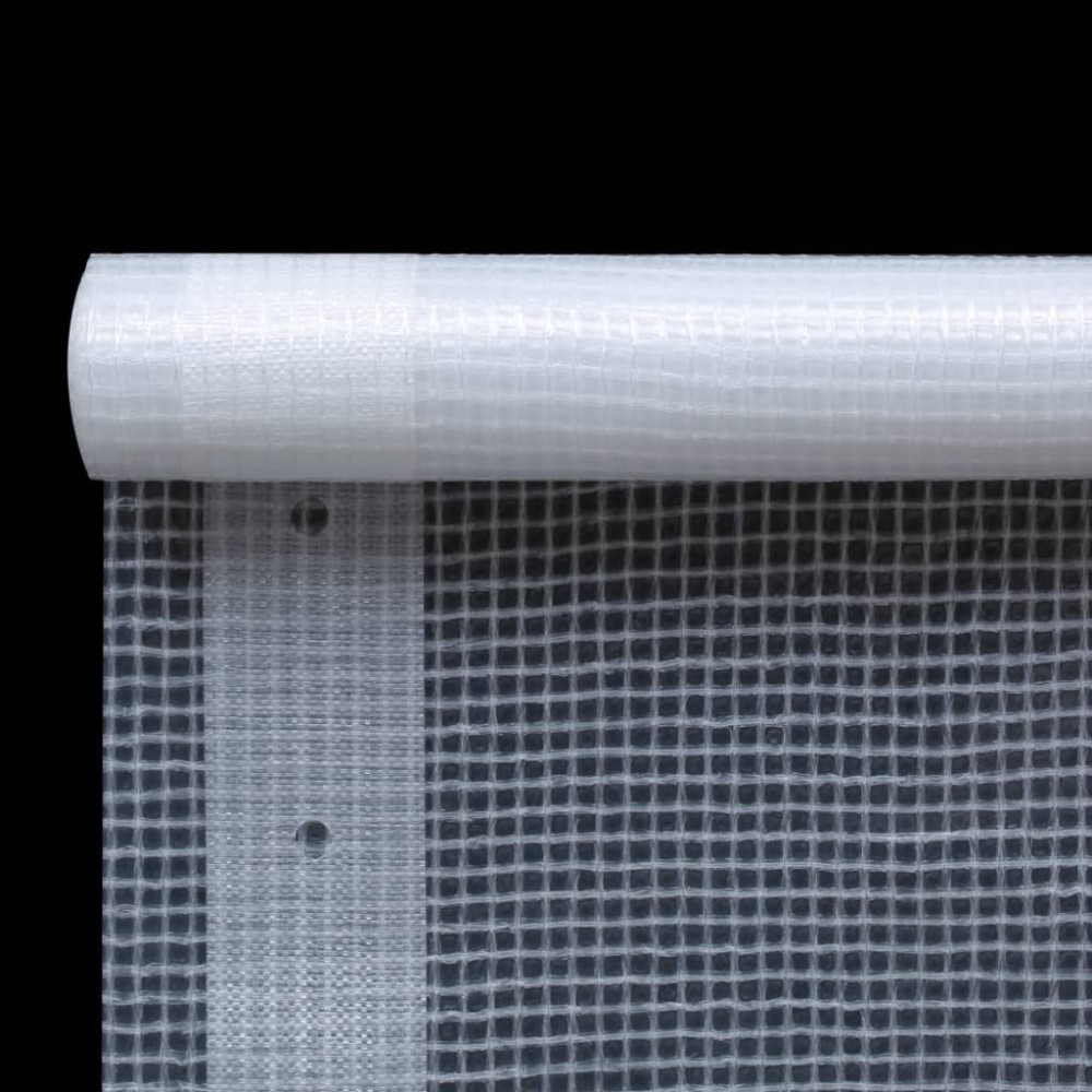 vidaXL Prelată Leno 260 g/m², alb, 4 x 20 m