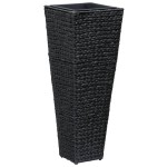 vidaXL Straturi înălțate, 3 buc., negru, zambilă de apă