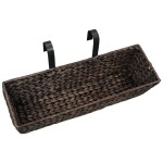 vidaXL Jardiniere, 2 buc., maro, zambilă de apă