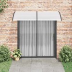 vidaXL Copertină de ușă, negru, 200 x 100 cm, PC vidaXL Copertină de ușă, negru, 200 x 100 cm, PC