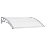 vidaXL Copertină de ușă, gri, 120 x 100 cm, PC vidaXL Copertină de ușă, gri, 120 x 100 cm, PC