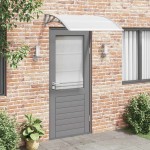 vidaXL Copertină de ușă, gri, 120 x 100 cm, PC vidaXL Copertină de ușă, gri, 120 x 100 cm, PC