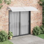 vidaXL Copertină de ușă, gri, 240 x 100 cm, PC vidaXL Copertină de ușă, gri, 240 x 100 cm, PC
