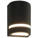 vidaXL Lămpi de perete pentru exterior 2 buc. negru 35 W semirotund vidaXL Lămpi de perete pentru exterior 2 buc. negru 35 W semirotund