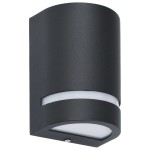vidaXL Lămpi de perete pentru exterior 2 buc. negru 35 W semirotund vidaXL Lămpi de perete pentru exterior 2 buc. negru 35 W semirotund
