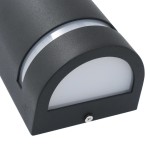 vidaXL Lămpi de perete pentru exterior 2 buc. negru 35 W semirotund vidaXL Lămpi de perete pentru exterior 2 buc. negru 35 W semirotund