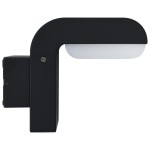 vidaXL Lampă de perete cu LED de exterior, negru, 9 W, oval vidaXL Lampă de perete cu LED de exterior, negru, 9 W, oval