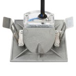 vidaXL Lămpi de perete LED de exterior, 6 buc., argintiu, 5 W, pătrat
