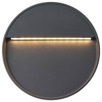 vidaXL Lămpi de perete LED de exterior, 2 buc., negru, 3 W, rotund vidaXL Lămpi de perete LED de exterior, 2 buc., negru, 3 W, rotund