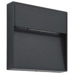 vidaXL Lămpi de perete LED de exterior, 2 buc., negru, 3 W, pătrat vidaXL Lămpi de perete LED de exterior, 2 buc., negru, 3 W, pătrat