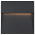 vidaXL Lămpi de perete LED de exterior, 2 buc., negru, 3 W, pătrat vidaXL Lămpi de perete LED de exterior, 2 buc., negru, 3 W, pătrat