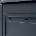 vidaXL Compostor de grădină, gri, 60 x 60 x 73 cm, 260 L vidaXL Compostor de grădină, gri, 60 x 60 x 73 cm, 260 L