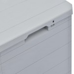 vidaXL Ladă de depozitare pentru grădină, 90 L, gri deschis vidaXL Ladă de depozitare pentru grădină, 90 L, gri deschis